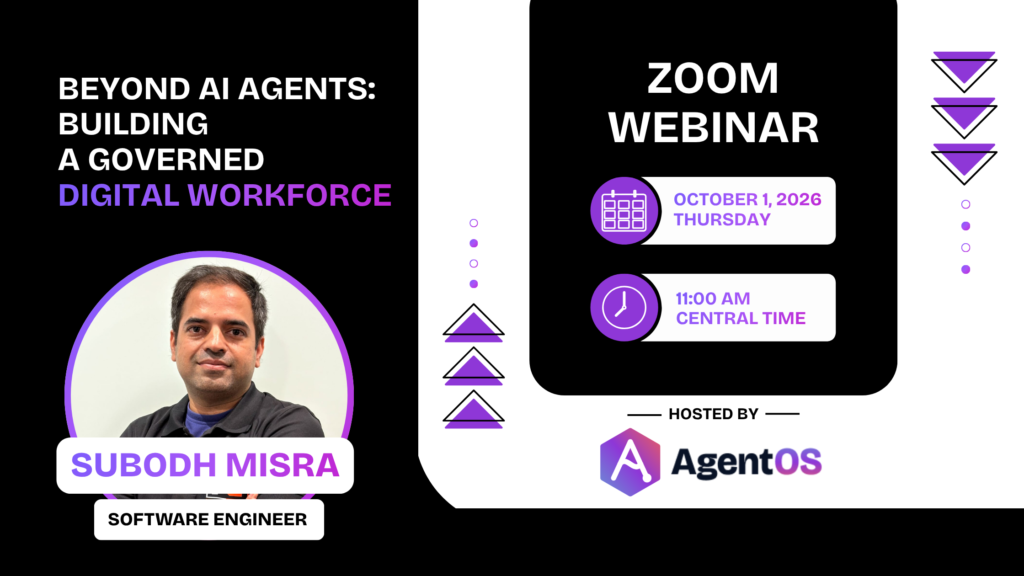 Webinar- Beyond AI Agents- Building a governed digital workforce